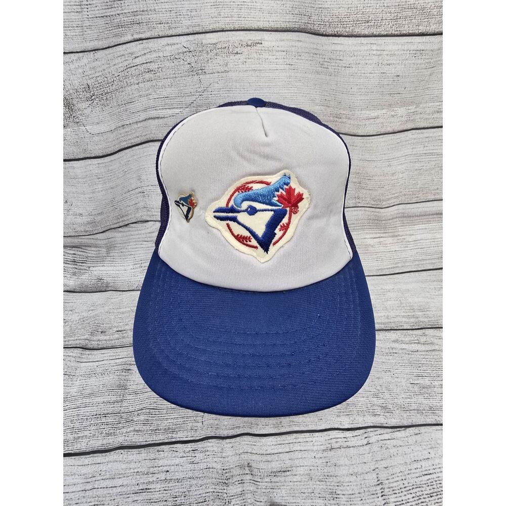 Toronto Blue Jays Hat Original Logo Trucker Hat Athletic Headwear Snapback W Pin